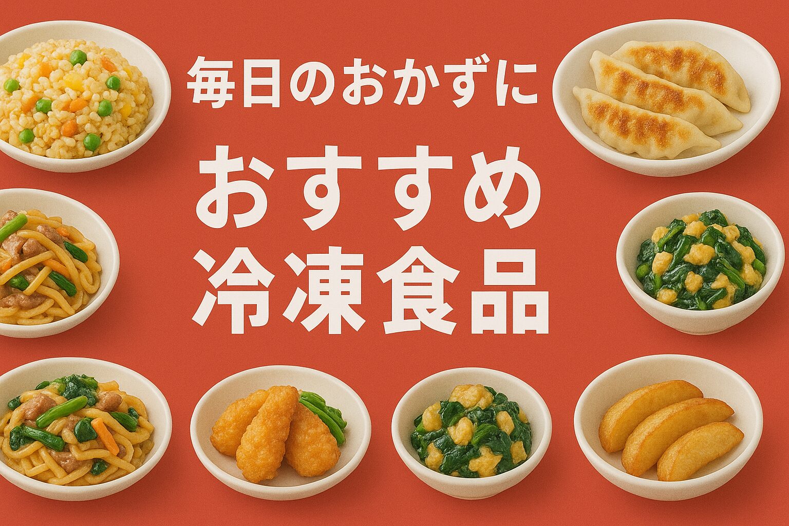 毎日のおかずに!おすすめ冷凍食品