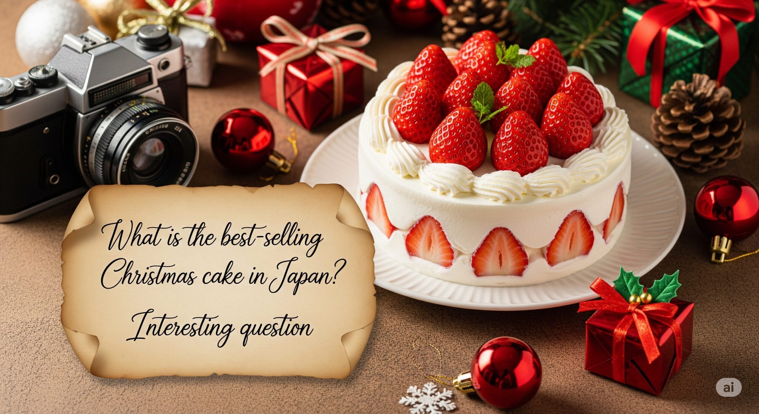 日本一売れているクリスマスケーキは？気になる疑問