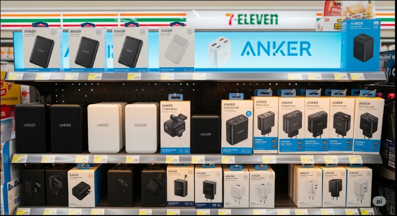 高品質なAnker製充電器も買える