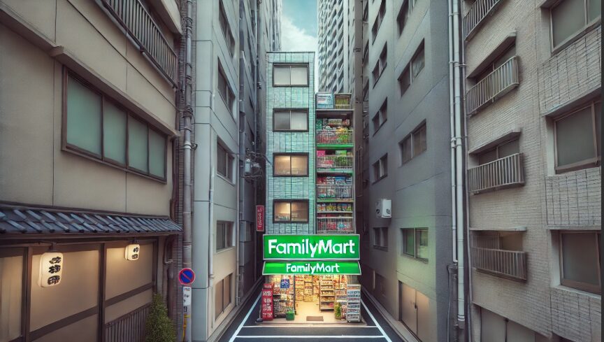 日本一狭いファミリーマートはどこですか？