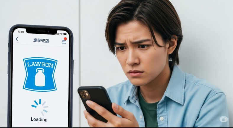 ローソンアプリが開かない・落ちるときの原因