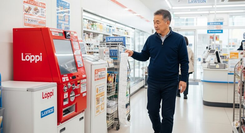 コンビニでの支払いと発券の流れを解説