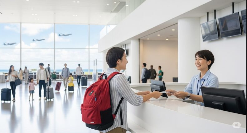 那覇空港でのチケット購入も可能