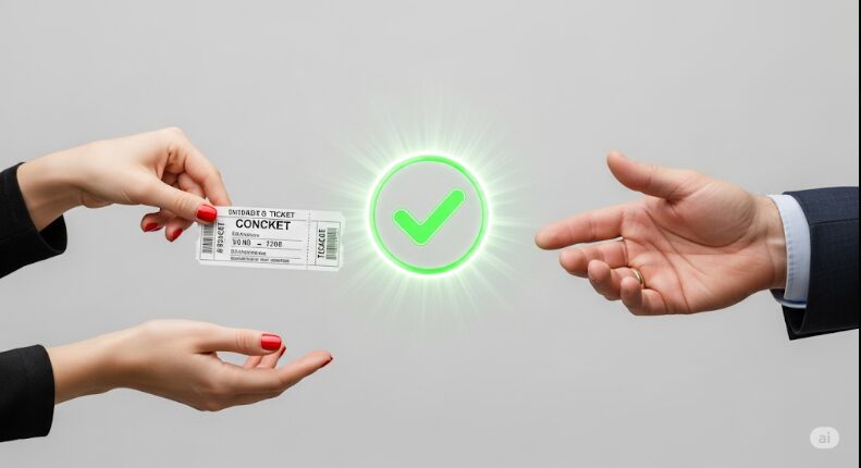 公式のリセール制度を利用してチケットを売却