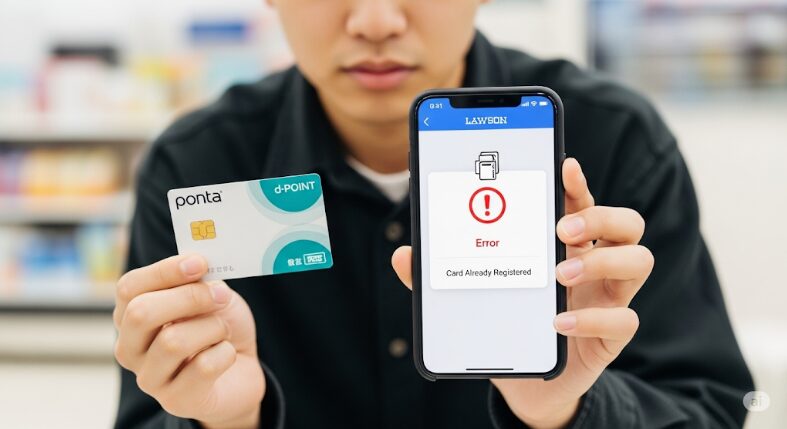 「すでに登録されているカードです」と表示される