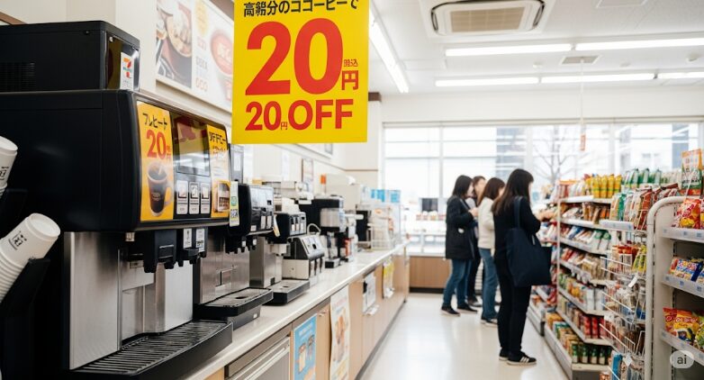 コーヒー20円引きは見逃せない