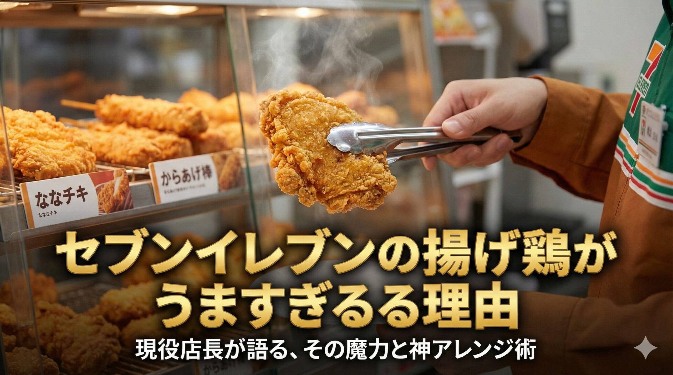 セブンイレブンの揚げ鶏がうますぎ！神アレンジや温め方を店長が解説