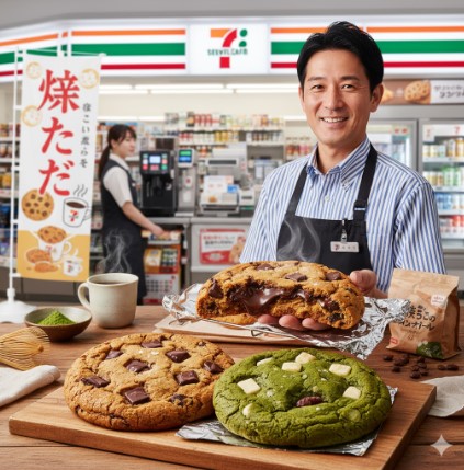 清潔なコンビニの店内で、制服を着て微笑む現役の日本人コンビニ店長。記事の専門性と権威性を示しています。