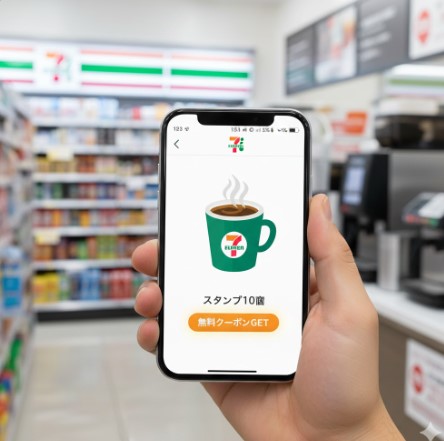 アプリ活用でコーヒーが無料になるクーポンを入手