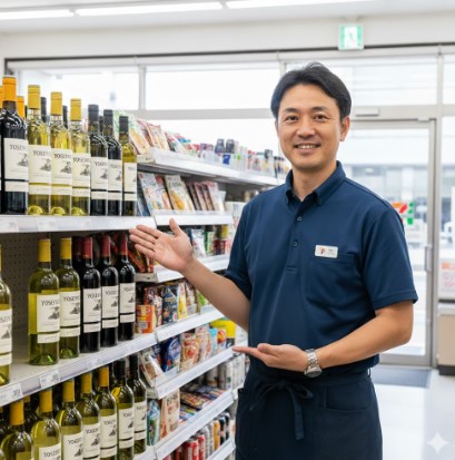 明るいリビングで白ワインの甘い香りを楽しんでリラックスする日本人女性