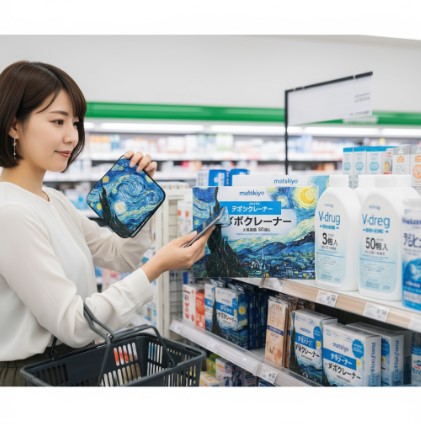 ファミマは「ハンカチ」タイプ