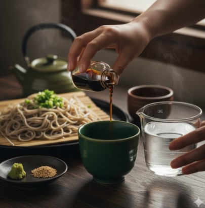 セブンイレブン　ざるそばに合うつゆの黄金比率