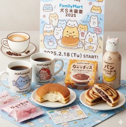 ファミリーマート猫の日2025!グッズとスイーツ全網羅