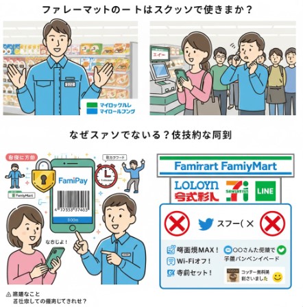 ファミマの会員コードをスクショ提示は可能?