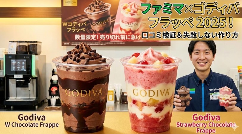 ファミマのゴディバフラッペ口コミ検証！カロリーや歴代情報まとめ