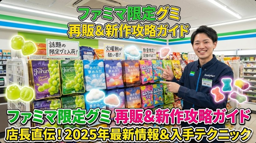 ファミリーマートグミ再販いつ？2025新作と入手方法を店長が解説