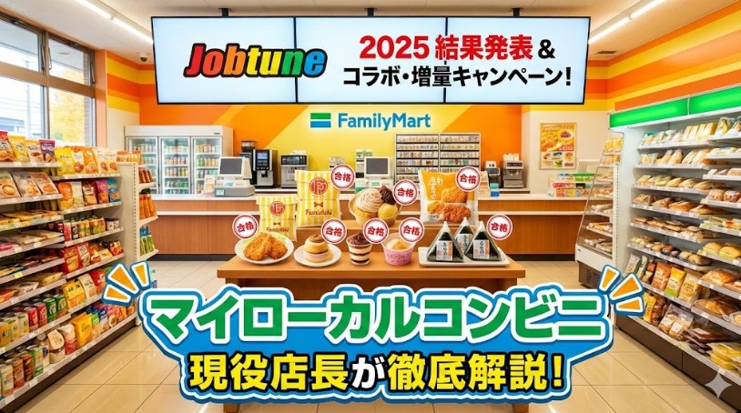 ファミリーマートジョブチューン2025結果！放送内容と今後