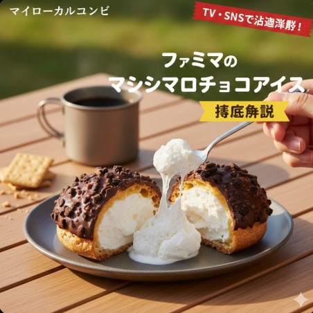 ファミマのマシュマロチョコアイス正体を解説！値段や味は？