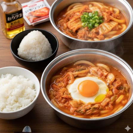 競合ローソン鍋焼きうどんとの違い