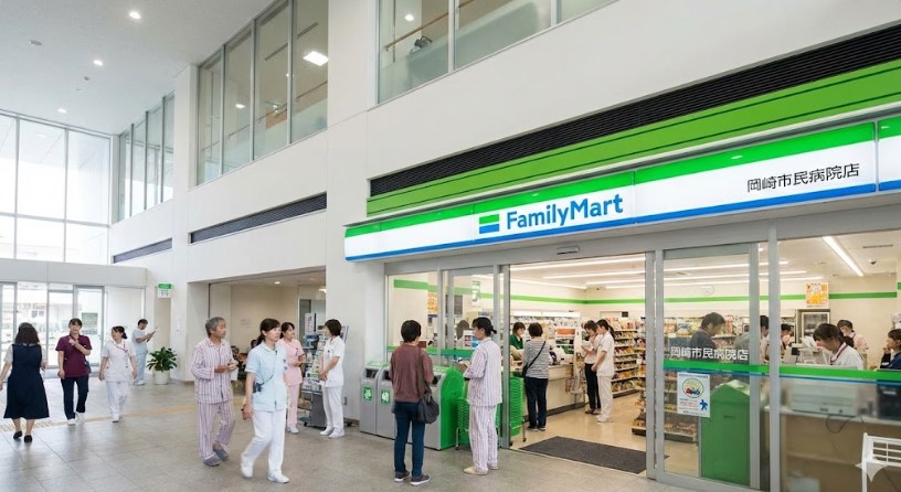 ファミリーマート岡崎市民病院店の営業時間とATM・入院用品ガイド