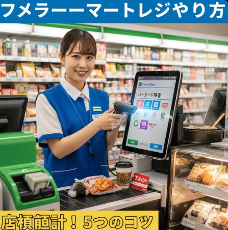 ファミリーマートレジやり方完全ガイド！店長が教える操作のコツ