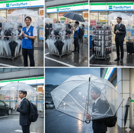 コンビニ傘の価格は?他社との比較