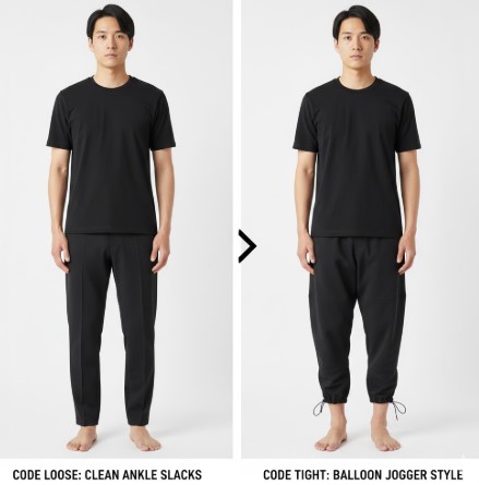 標準身長（170cm台）のMとLの選び方